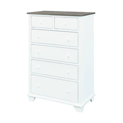 Portland 6 Drawer Chest Solid Color