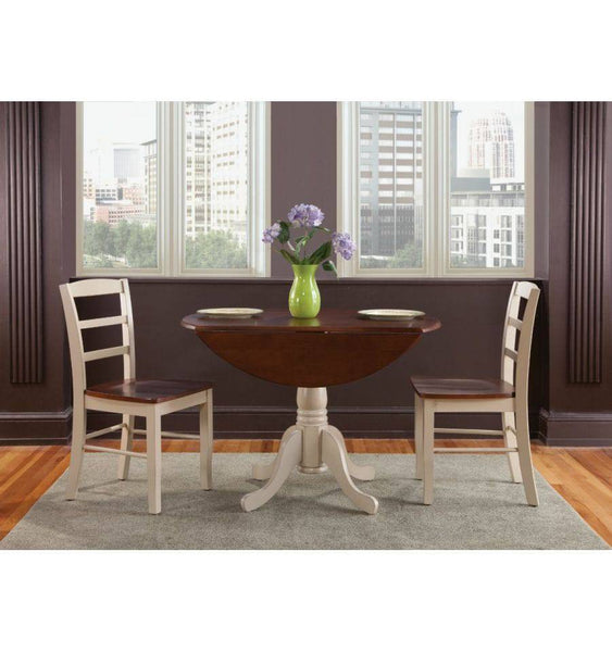 3 PC MADRID DROPLEAF DINING GROUP - [Nude Furniture]