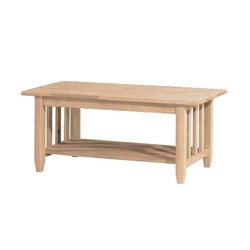 [42 Inch] Mission Coffee Table - [Nude Furniture]