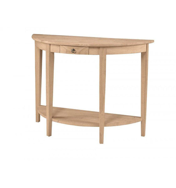 [43 Inch] Crescent Entry Table - [Nude Furniture]