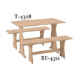 [43 Inch] Trestle Bench - [Nude Furniture]