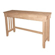 [45 Inch] Mission Sofa Table Table - [Nude Furniture]