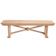 [72 INCH] TRESTLE X BENCH - [Nude Furniture]