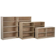 [48-84 INCH] AWB NOLA BOOKCASES WITH CENTER DIVIDER - BK-V - [Nude Furniture]