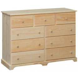 [51 Inch] Jakob 9 Drawer Dresser 7023 - [Nude Furniture]