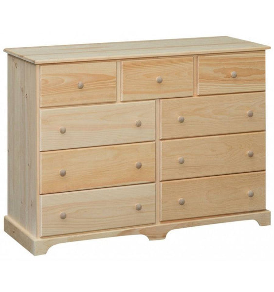 [51 Inch] Jakob 9 Drawer Dresser 7023 - [Nude Furniture]