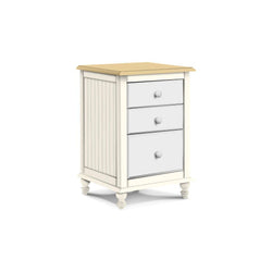 BD-2003 Cottage 3 Drawer Nightstand - [Nude Furniture]