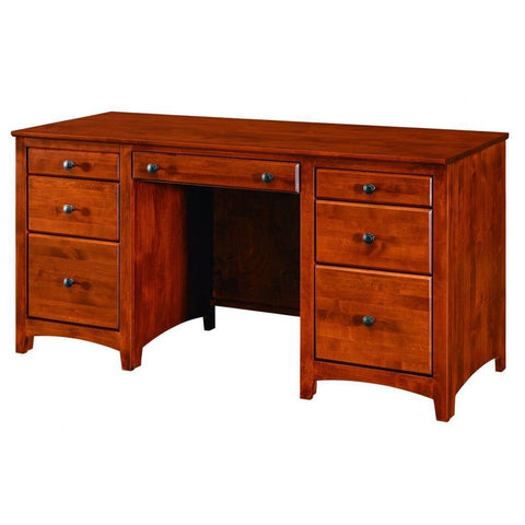 Double Pedestal Desk - [Nude Furniture]