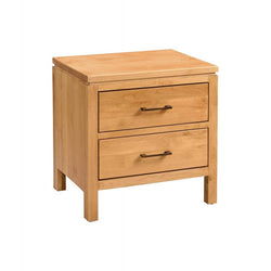 2 West 2 Drawer Nightstand - [Nude Furniture]
