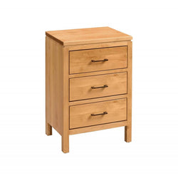 2 West 3 Drawer Nightstand - [Nude Furniture]