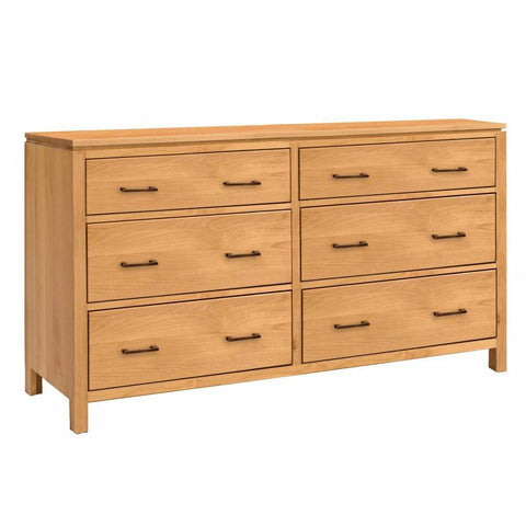 2 West 6 Drawer Dresser - [Nude Furniture]