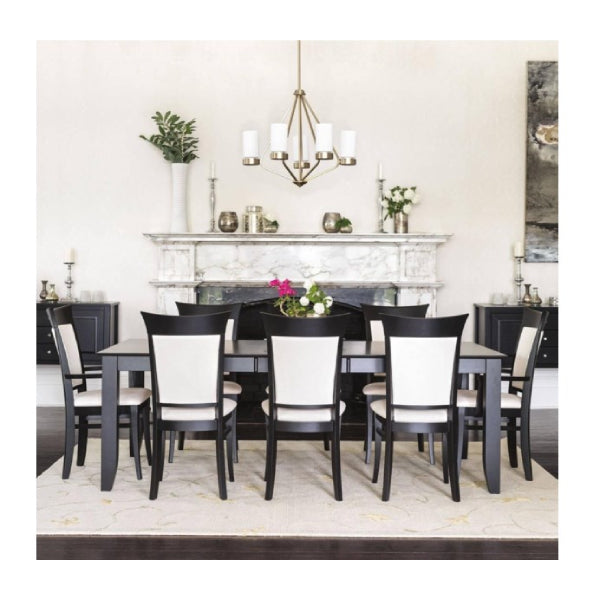Canadel 9pc Rect. Dining Table Set w/Self-Storing Leaf