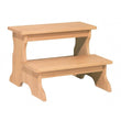 [19 INCH] TWO STEP FOOT STOOL - [Nude Furniture]