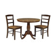 3 PC MADRID CLASSIC DINING GROUP - [Nude Furniture]