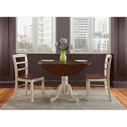 3 PC MADRID DROPLEAF DINING GROUP - [Nude Furniture]