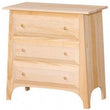 [30 INCH] SLANT 3 DRAWER CHEST 520 - [Nude Furniture]