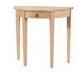 [32 Inch] Crescent Entry Table - [Nude Furniture]