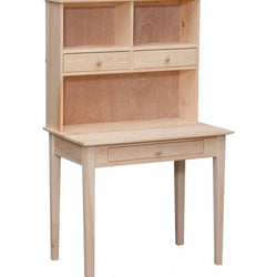 [35 INCH] WRITING DESK AND HUTCH 640 - [Nude Furniture]