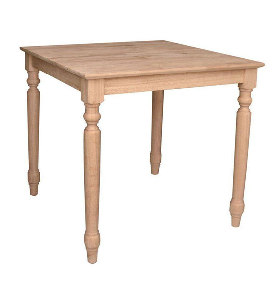 [36x36 Inch] Modern Farm Gathering Table - [Nude Furniture]