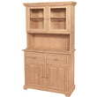 [41 Inch] Shaker Buffet and Hutch - [Nude Furniture]