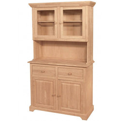 [41 Inch] Shaker Buffet and Hutch - [Nude Furniture]