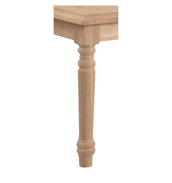[61B] Thick Farmhouse Dining Legs x4 - [Nude Furniture]