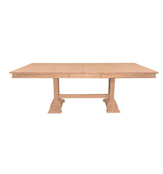 [84 Inch] Trestle Butterfly Dining Table - [Nude Furniture]