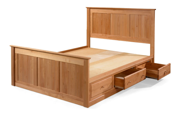 AFC Chest Bed | 3 Drawer | Low Pedestals - [Nude Furniture]
