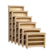 [36 INCH] ALDER SHAKER BOOKCASES - [Nude Furniture]