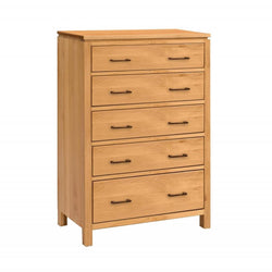 2 West 5 Drawer Master Chest - [Nude Furniture]