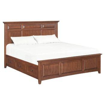 GAC McKenzie Cal–King Mantel Storage Bed - [Nude Furniture]