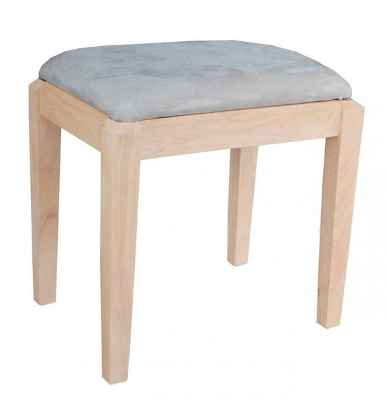 [22 INCH] VANITY BENCH WITH MICROFIBER - [Nude Furniture]