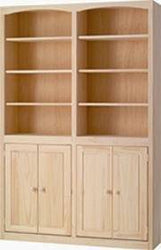[24-48 INCH] AFC BOOKCASES WITH DOORS - [Nude Furniture]