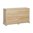 [60 Inch] Jakob 6 Drawer Dresser 7056 - [Nude Furniture]