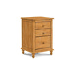 BD-2003 Cottage 3 Drawer Nightstand - [Nude Furniture]