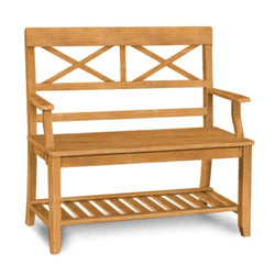 BE-1 Double X Back Bench - [Nude Furniture]