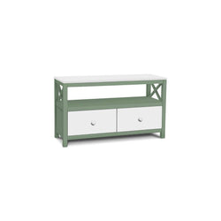 TV-25 TV Stand X sides, 2 drawers - [Nude Furniture]