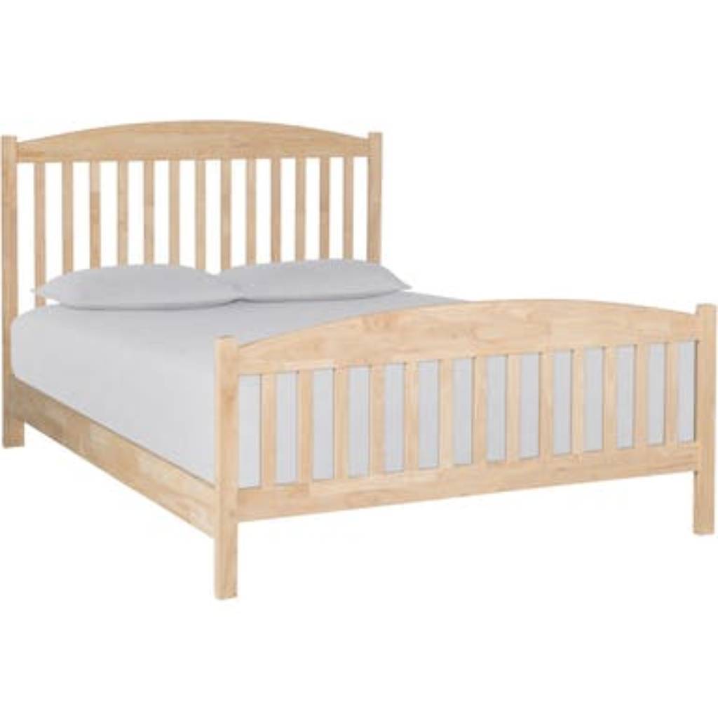 BD-504KH/BD-504KF/BD-504KR King Mission Bed | Nude Furniture NY