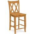 S-202 24" DOUBLE XX-BACK STOOL - [Nude Furniture]