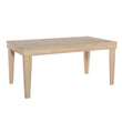 T-13636T/T-436B/T-430B Aspen 42" Square Solid Top Gathering Table - [Nude Furniture]