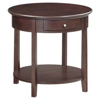CAF McKenzie Round End Table (26″D) - [Nude Furniture]