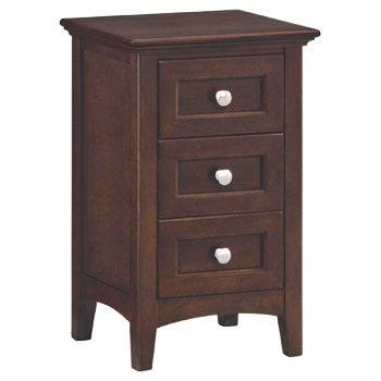 CAF McKenzie Small 3–Drawer Nightstand - [Nude Furniture]