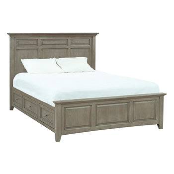 FST McKenzie King Mantel Storage Bed - [Nude Furniture]