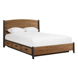 RLN Bryce Cal–King Curved Panel Storage Bed - [Nude Furniture]