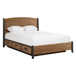 RLN Bryce Queen Curved Panel Storage Bed - [Nude Furniture]
